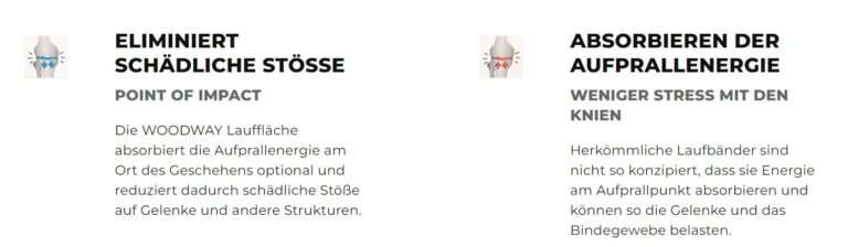 Woodway Indoor Laufband, Cardio Training