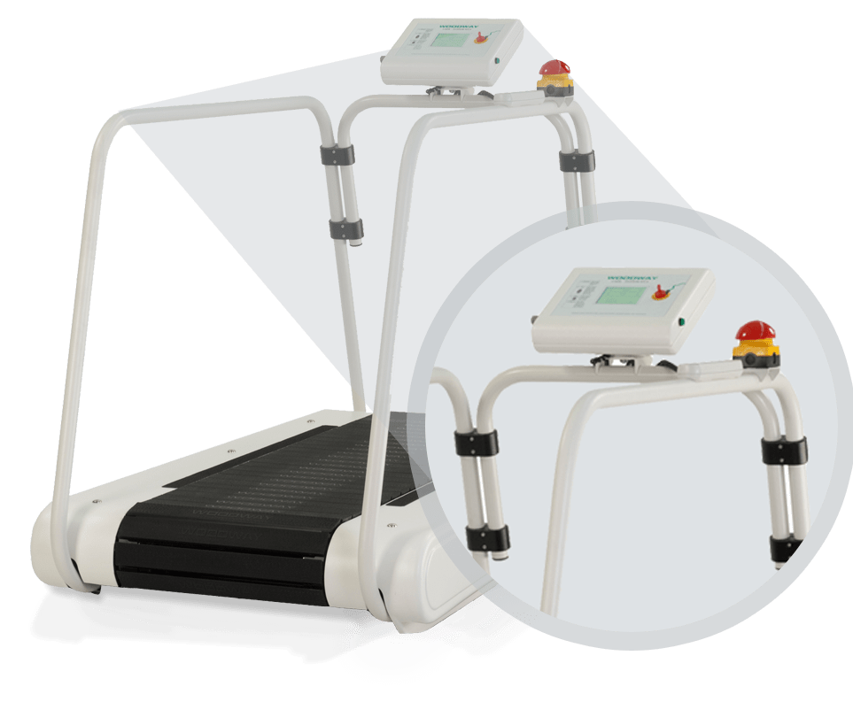 PPS Med Laufband, Therapie, Woodway, Domitner GmbH, Screen