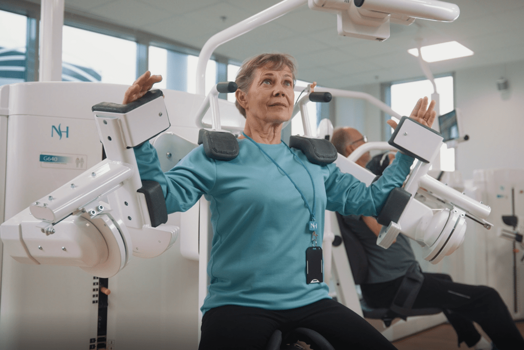 G640 Schulterkonzept, Zielmuskeln, Therapie, Krafttraining, David Health, Domitner GmbH, Schulterübungen, Physiotherapie, Therapiegerät,